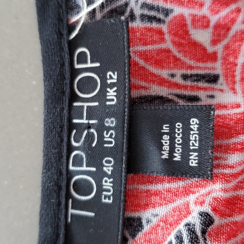 Topshop Floral Maxi Wrap Dress - Picture 7 of 11